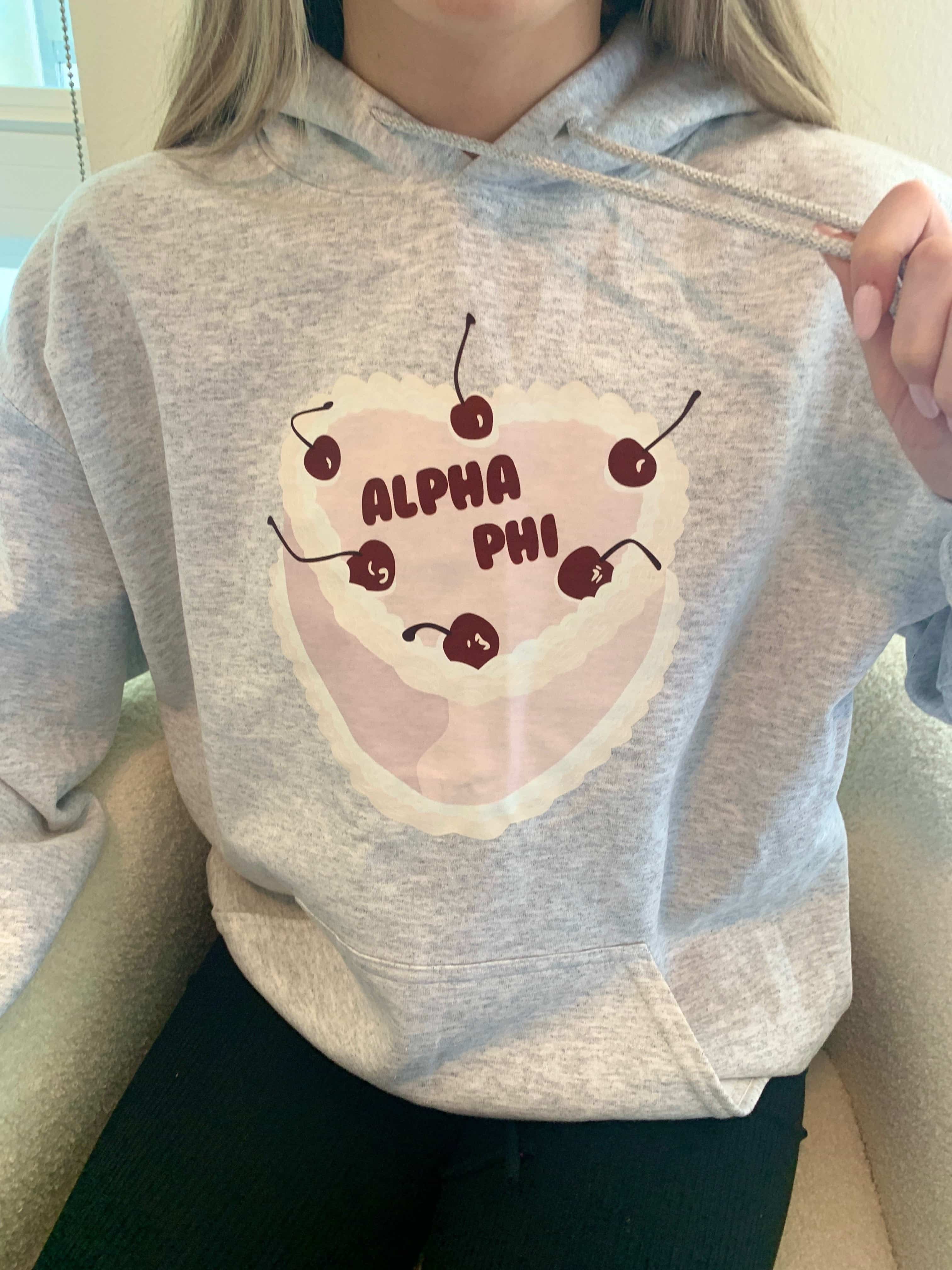 Cake Hoodie - Alpha Phi