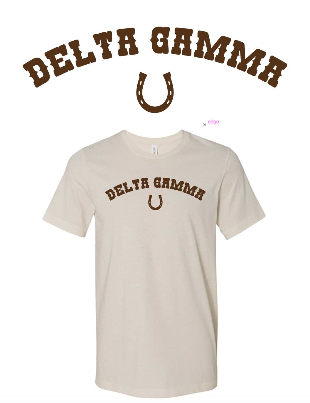 Delta Gamma Western Tee