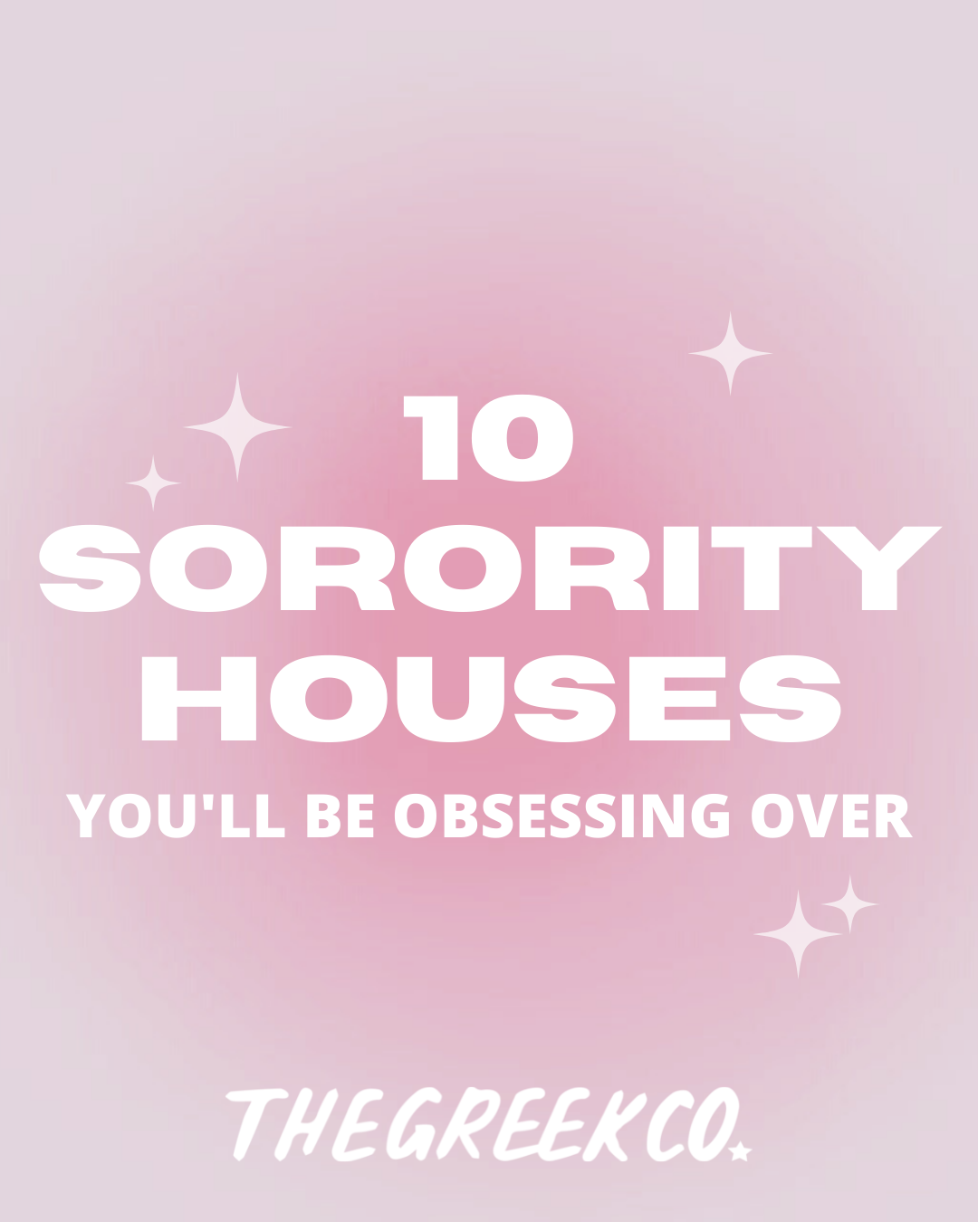 10 Sorority Houses You'll Be Obsessing Over - The Greek Co. Blog Post