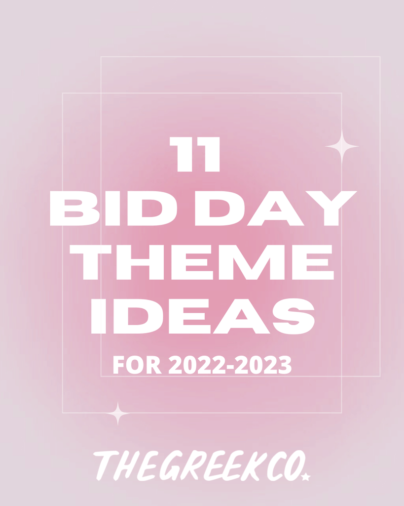 Bid Day Ideas for 2022-2023 - The Greek Co Blog Post