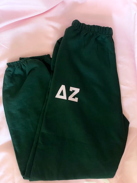 Forest Green Pants- Delta Zeta, Alpha Phi, Alpha Chi, Alpha Delta Pi, Delta Gamma, Zeta Tau Alpha, Sigma Kappa, Alpha Xi Delta, Kappa Kappa Gamma, Sigma Delta Tau