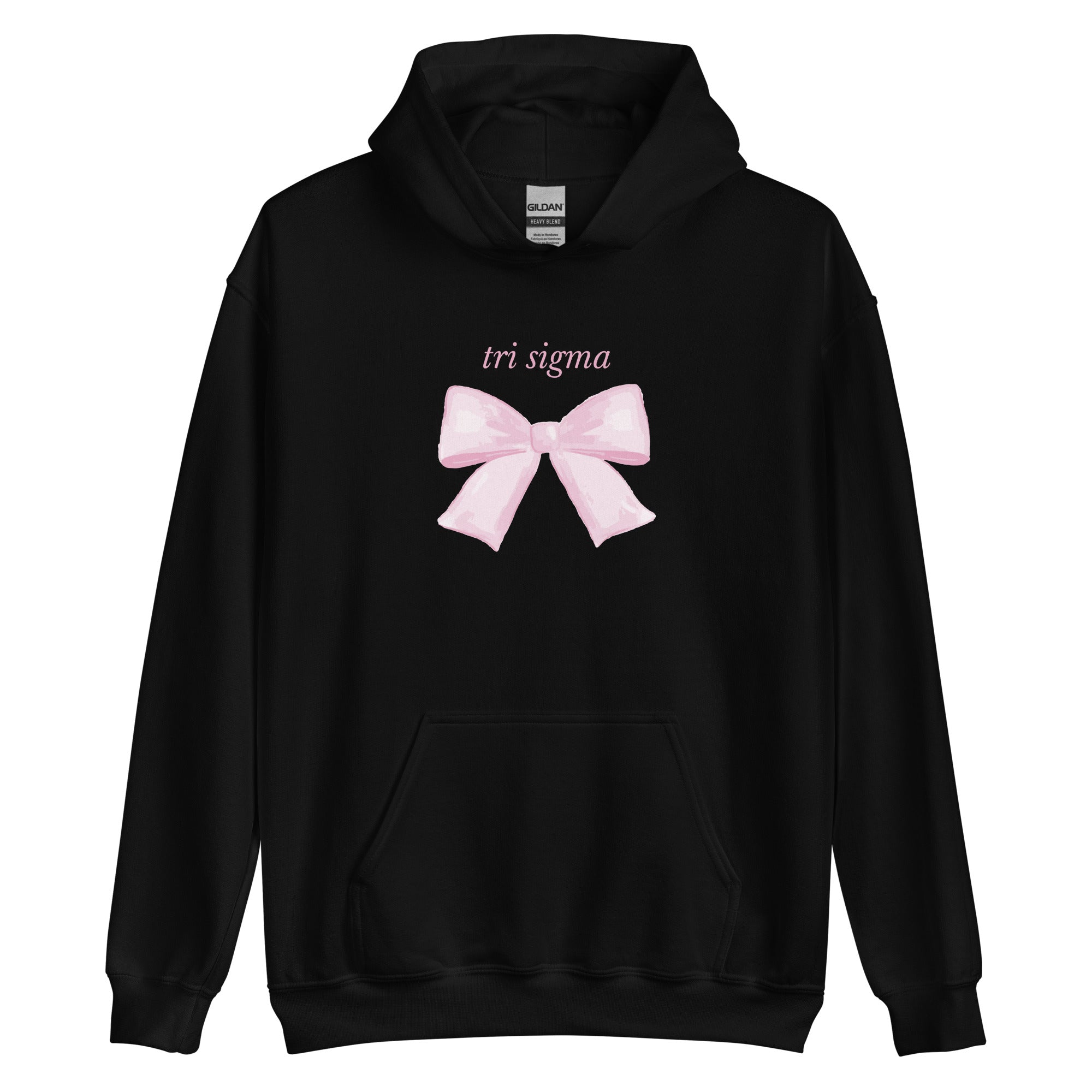 Tri Sigma Bow So Cute Sorority Hoodie