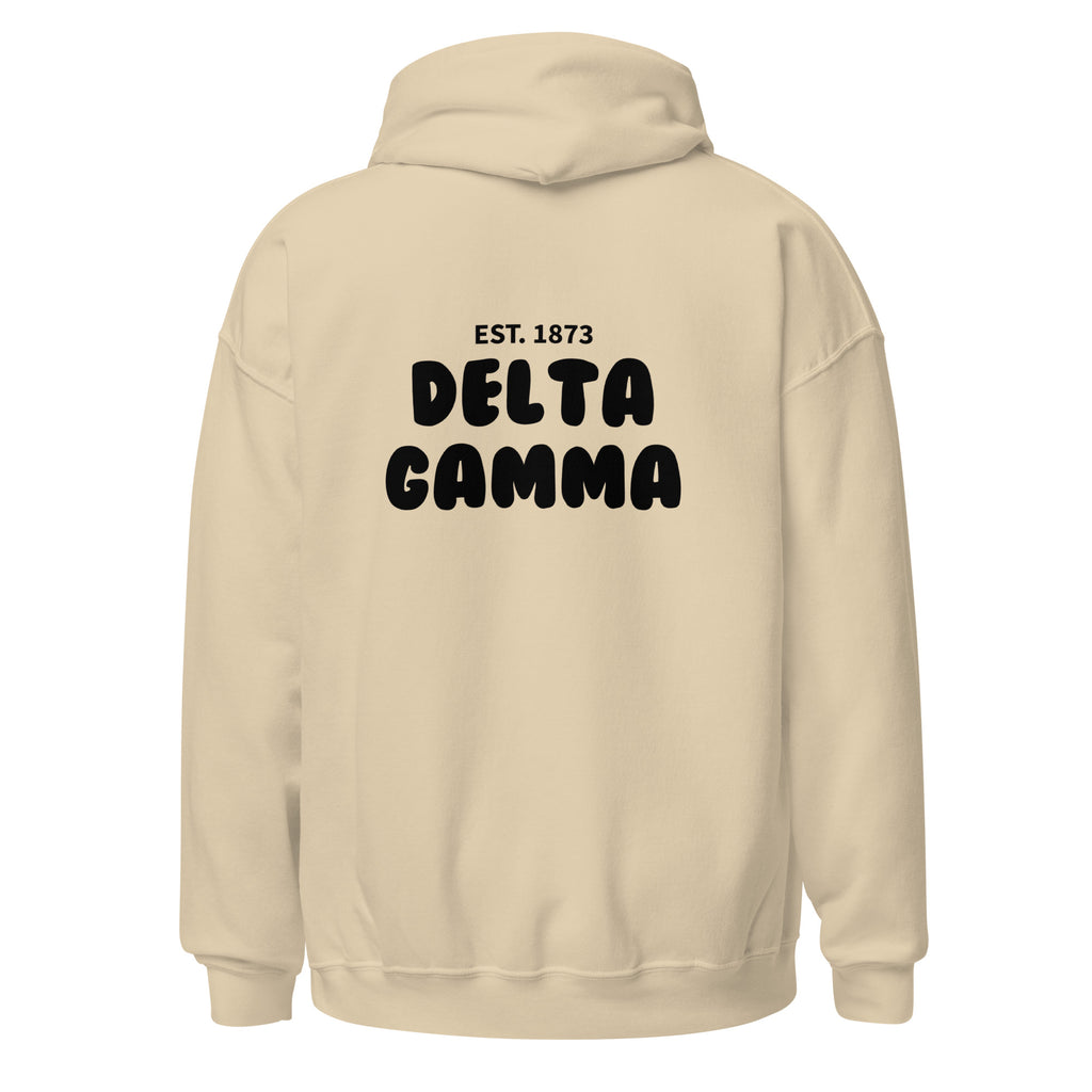 Delta Gamma Unisex Beige Hoodie