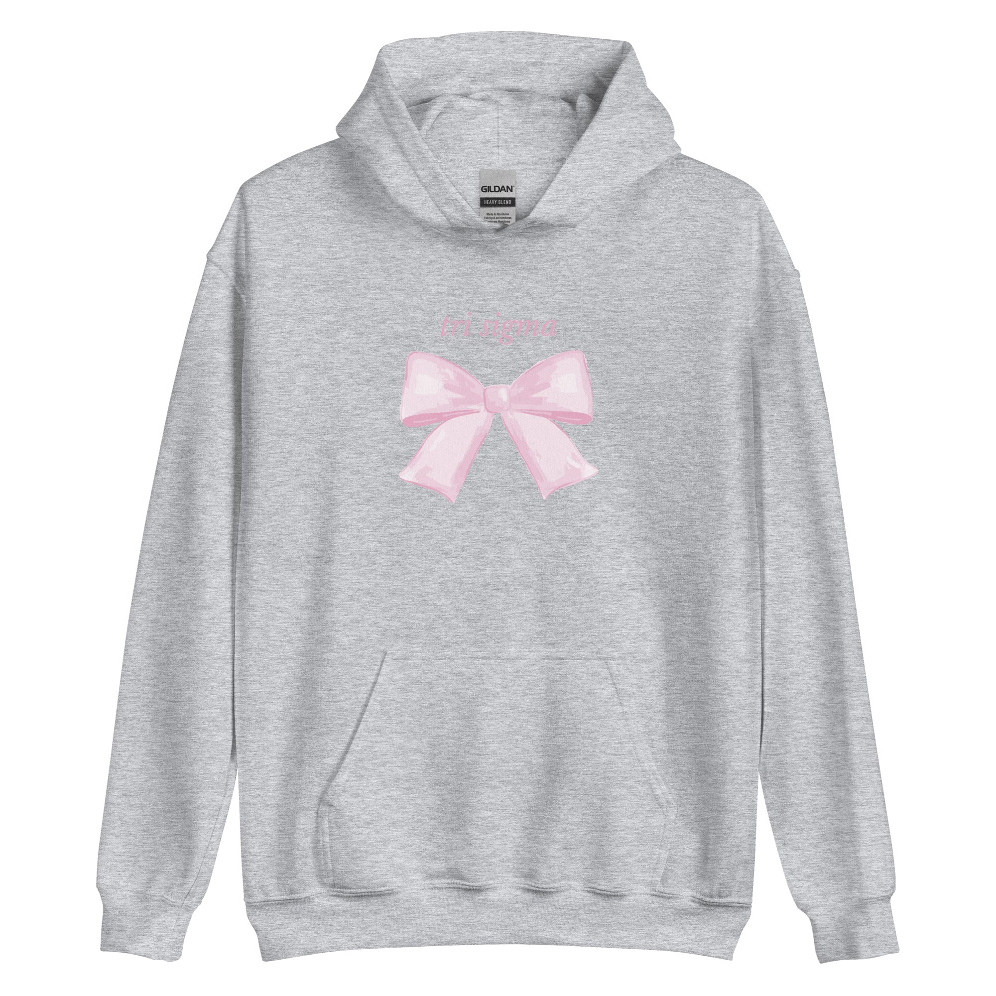 Tri Sigma Bow So Cute Sorority Hoodie