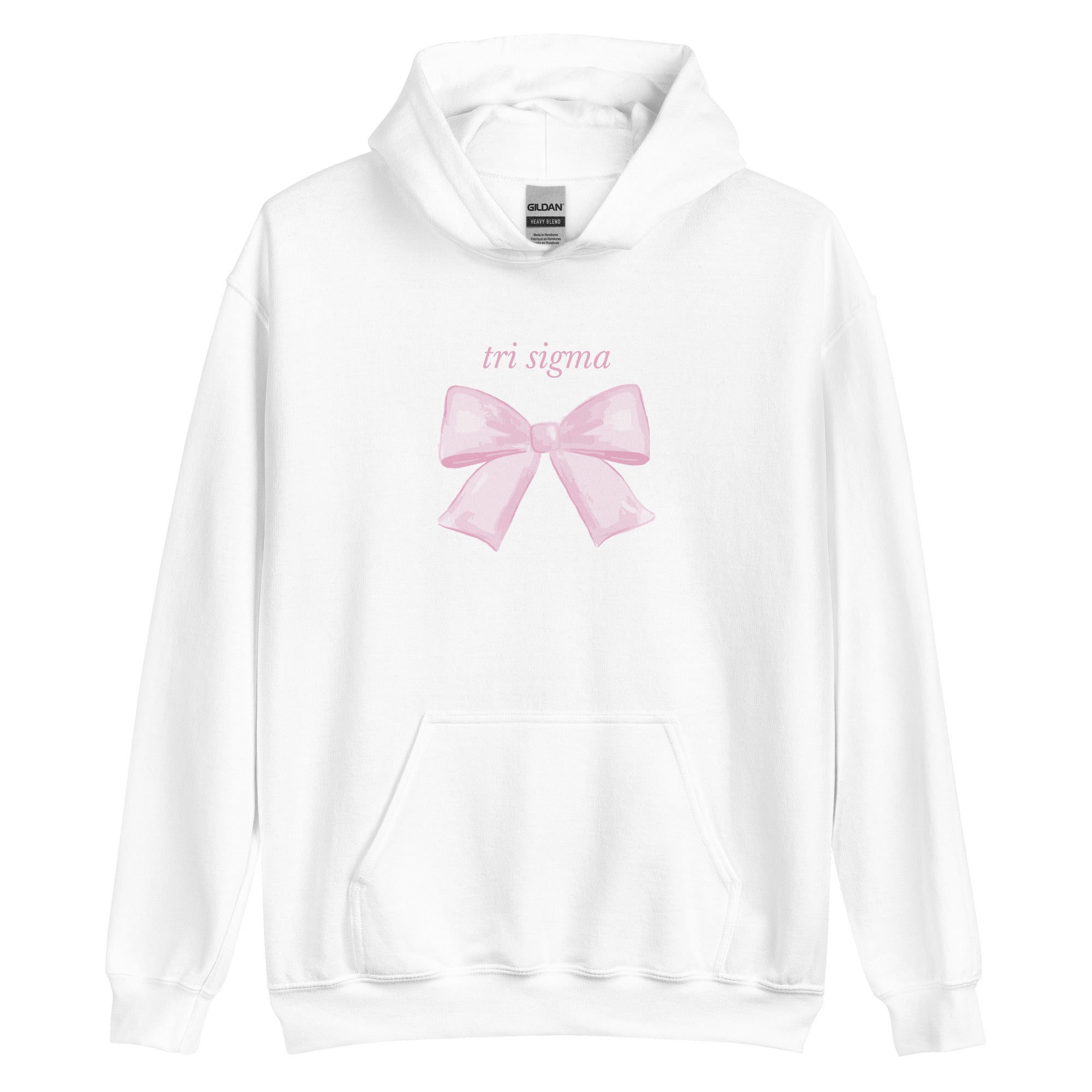 Tri Sigma Bow So Cute Sorority Hoodie