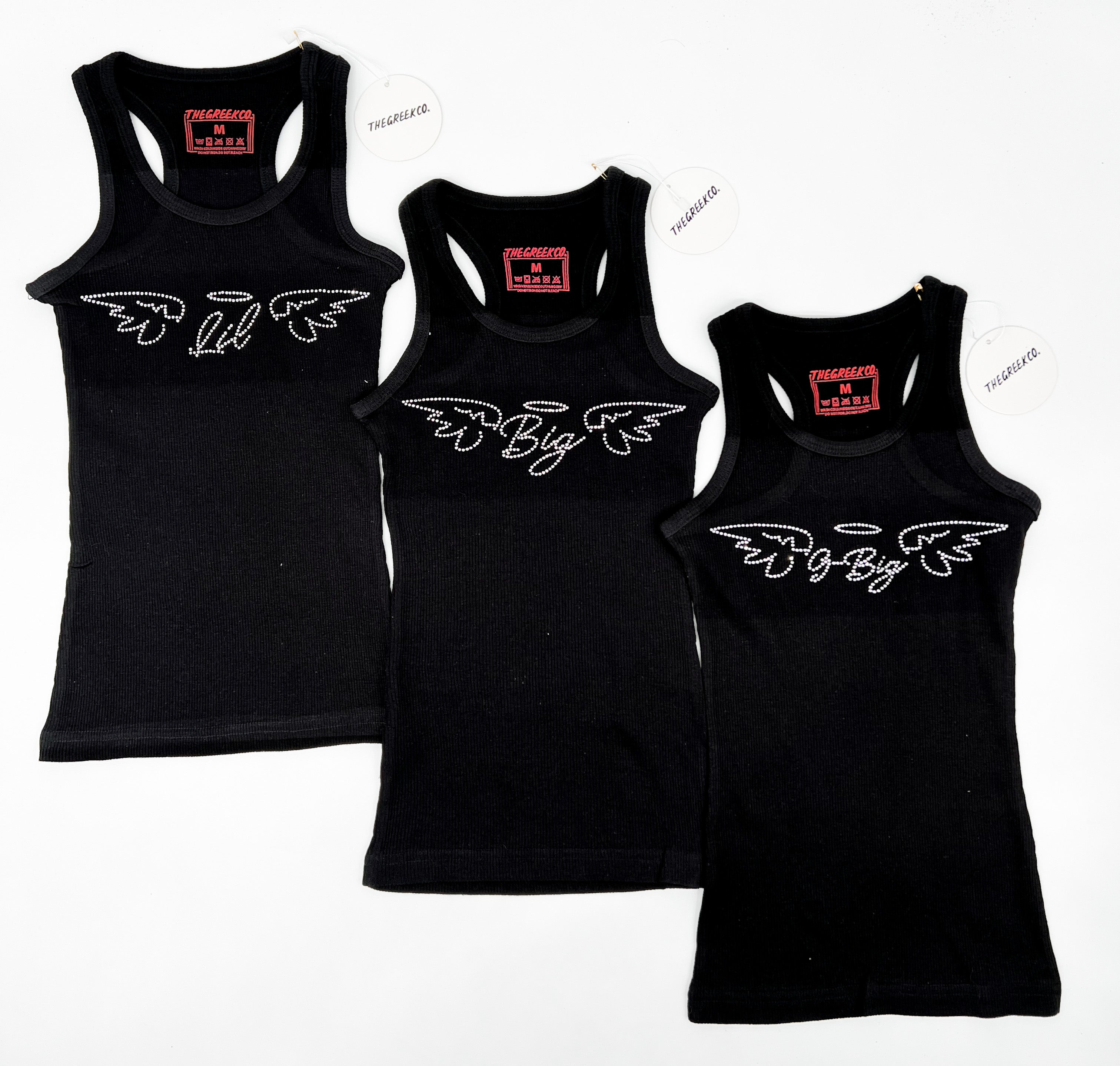 Angel Baby Big & Little Bling Tanks