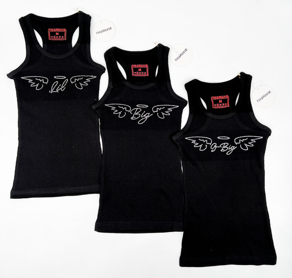 Angel Baby Big & Little Bling Tanks