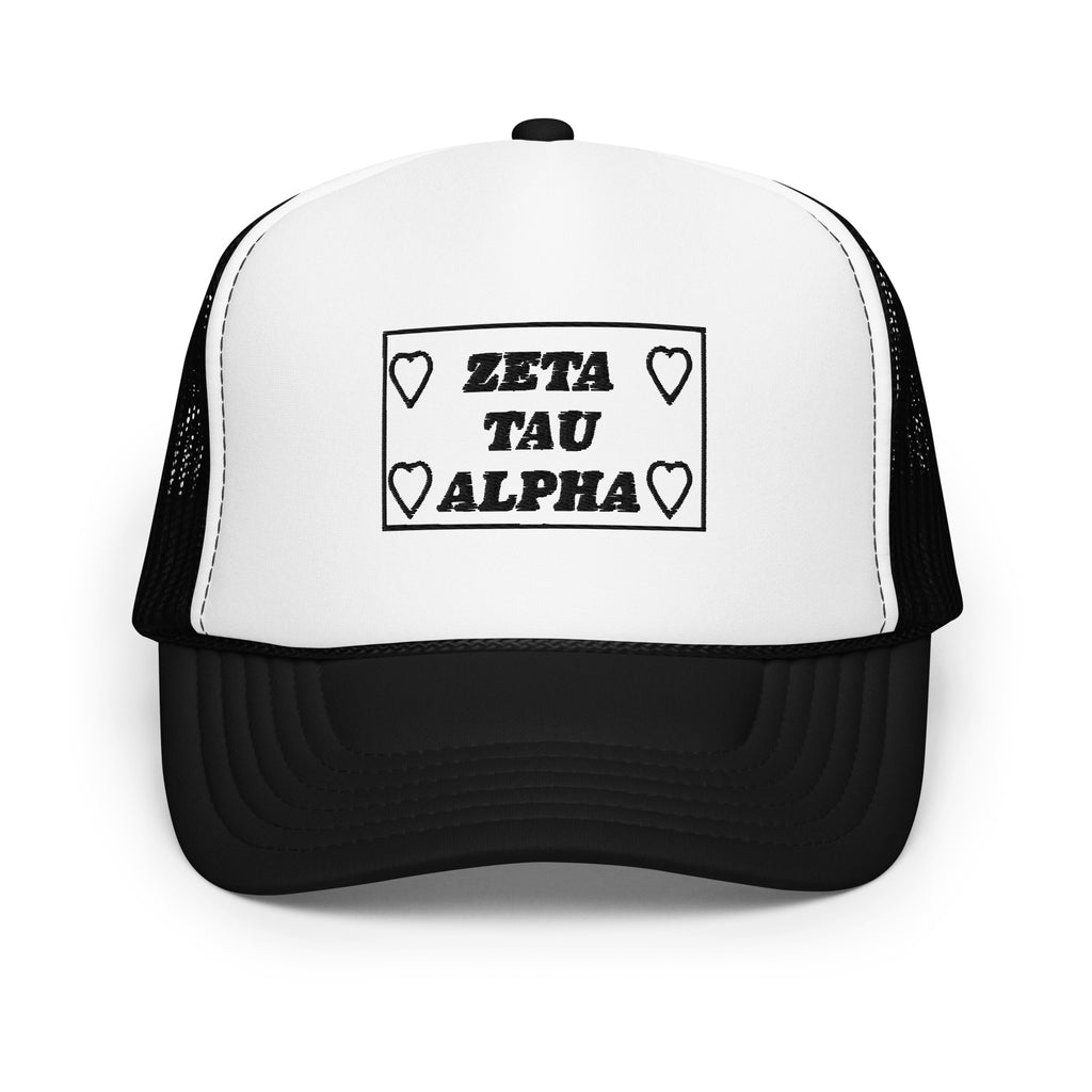 Zeta Tau Alpha Embroidered trucker hat