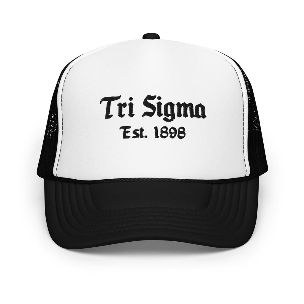 Tri Sigma Foam trucker hat