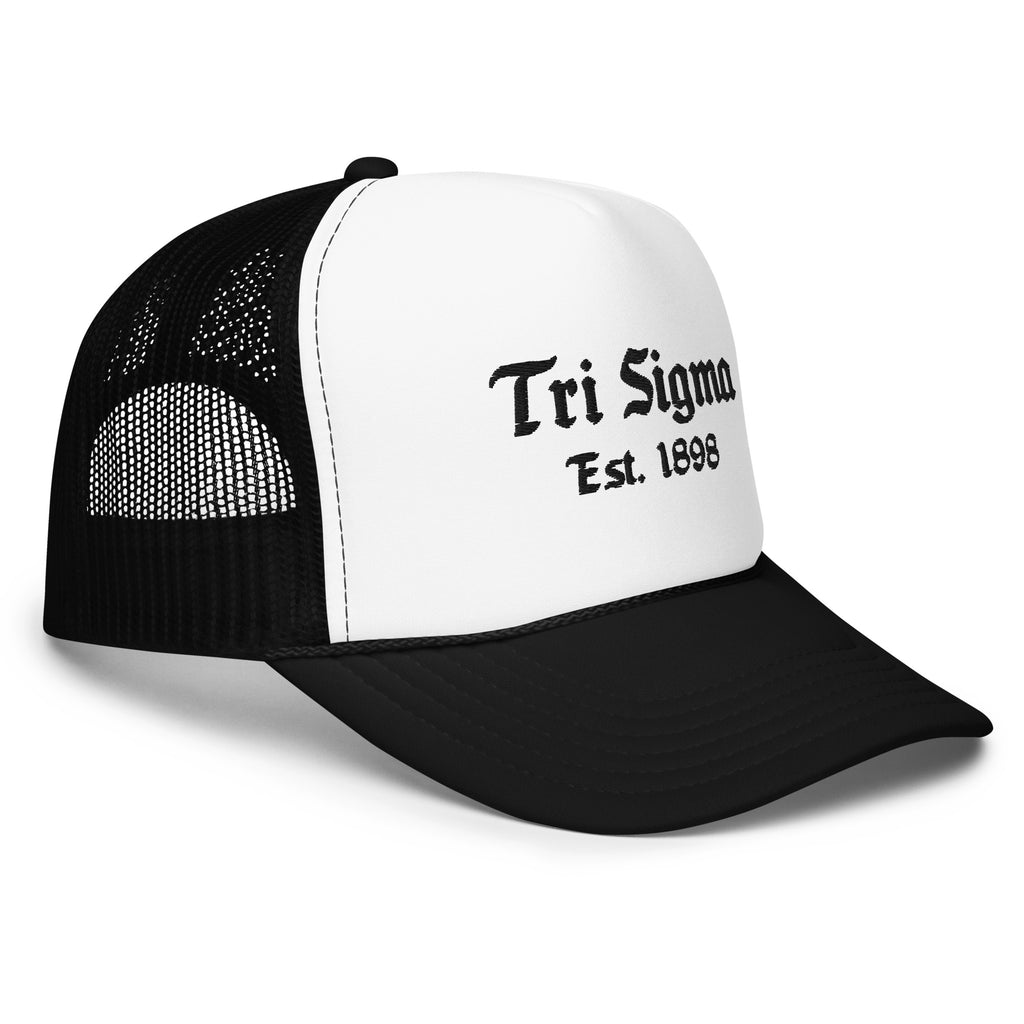 Tri Sigma Foam trucker hat