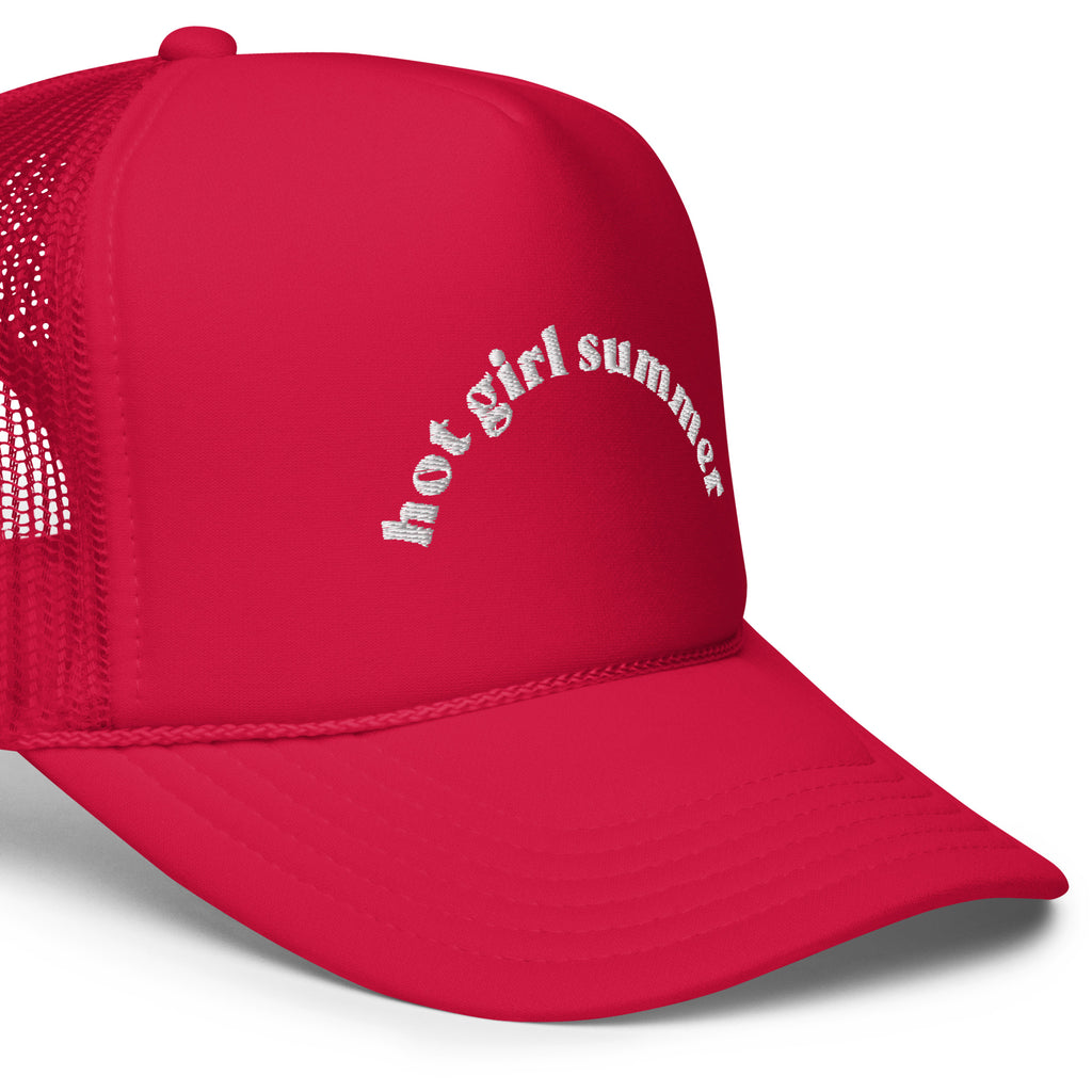 Hot Girl Summer Foam trucker hat