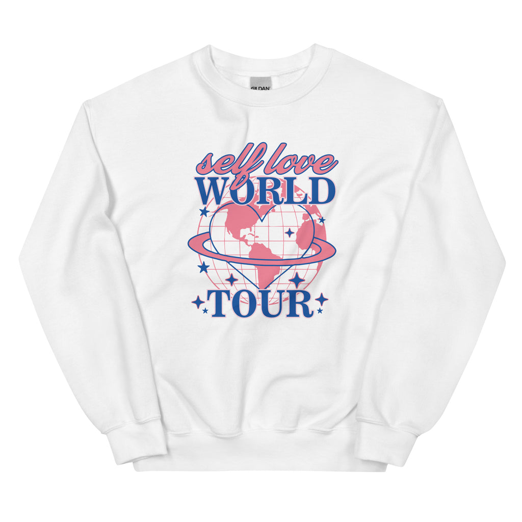 Self Love World Tour Pinterest Inspired Sweatshirt | gift, college, hoodie