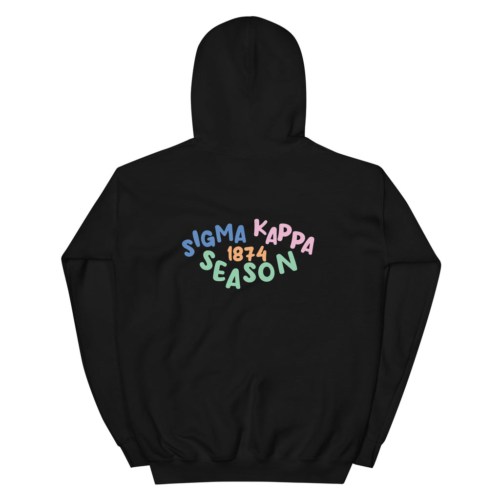 Sigma Kappa Season Sorority Hooded Sweatshirt