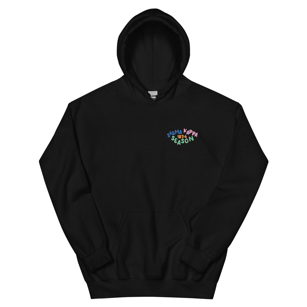 Sigma Kappa Season Sorority Hooded Sweatshirt